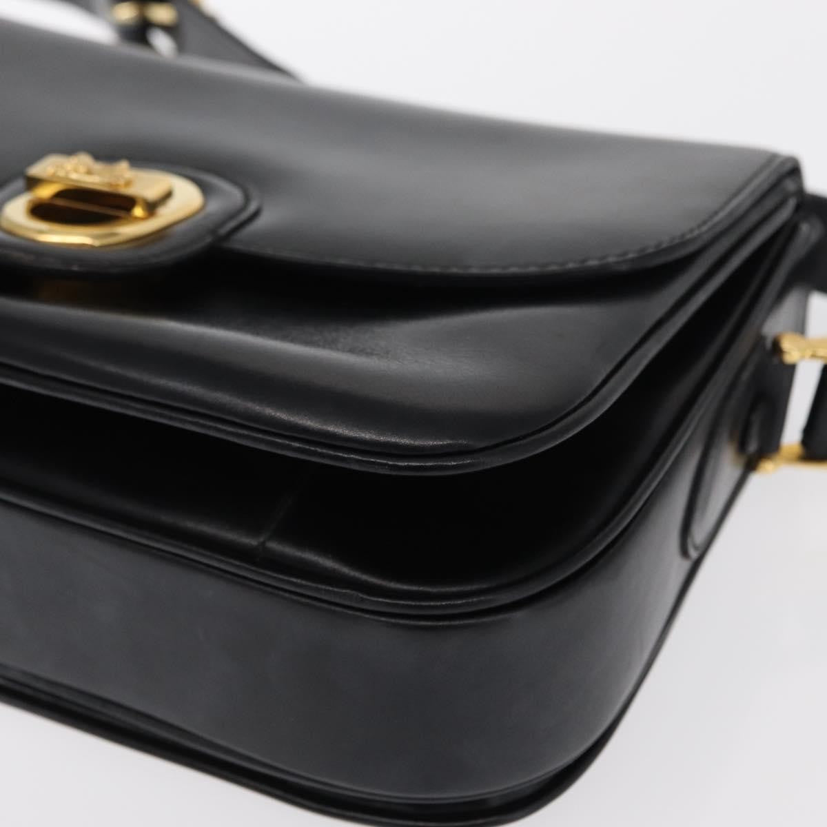 Celine Horse Carriage Shoulder bag Leather, BLACK, LEATHER, Shoulder bag