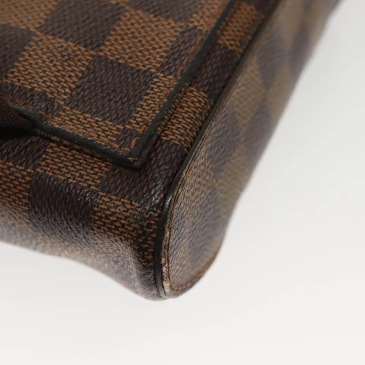 Louis Vuitton Geronimos Waist Bag Damier, BROWN, CANVAS, Shoulder bag