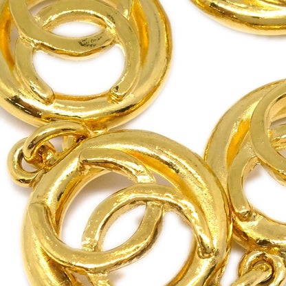 Chanel CC Cutout Round Bracelet Metal, GOLD, GOLD_PLATED, Bracelet