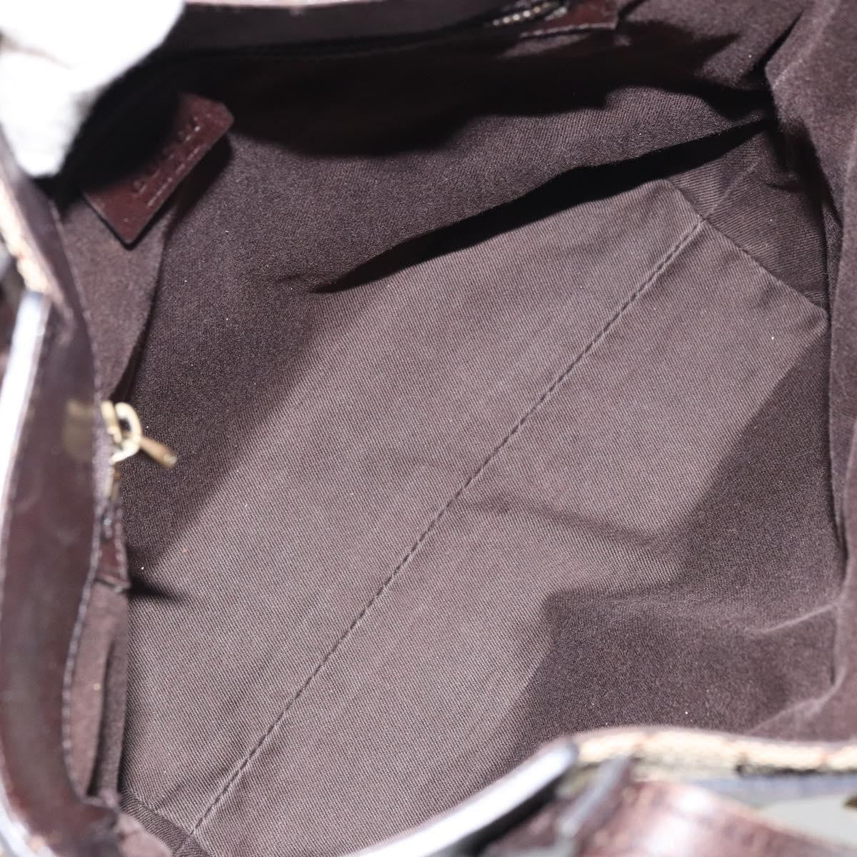 Gucci Belted Bucket Tote GG Canvas with Leather, BEIGE, CANVAS, Tote bag