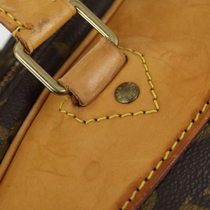 Louis Vuitton Alize Bag Monogram Canvas, BROWN, CANVAS, Travel bag