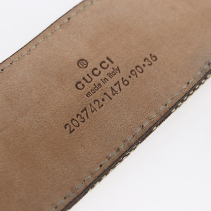 Gucci G Buckle Belt Leather, BEIGE, CANVAS, Belts