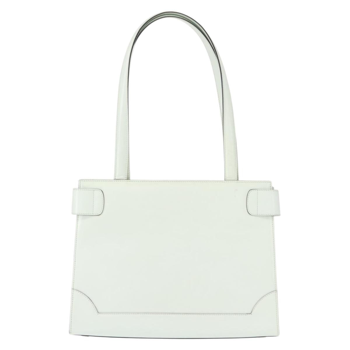 Celine Tote bag Leather, WHITE, LEATHER, Tote bag