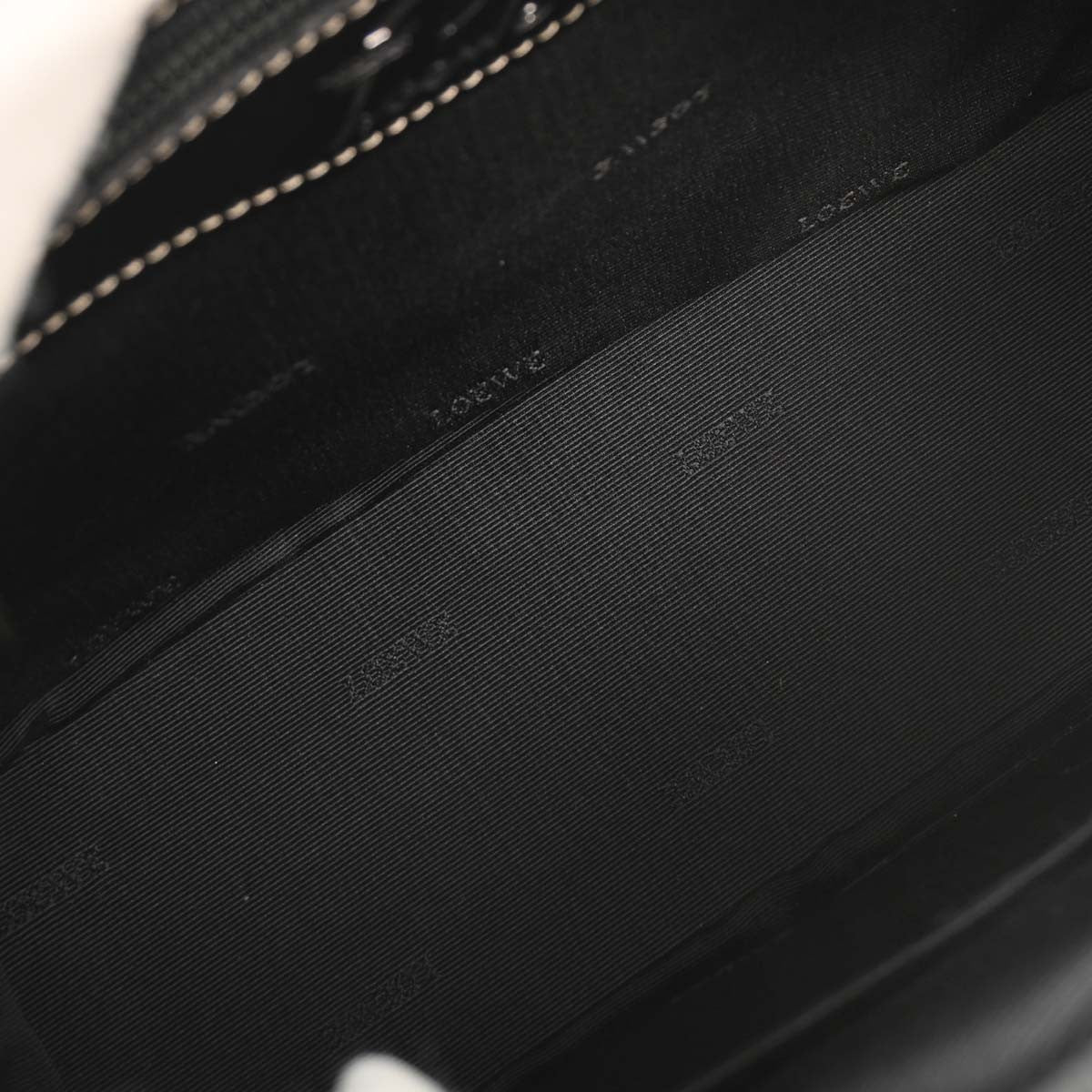 Loewe Senda Bowling Leather, BLACK, LEATHER, Handbag