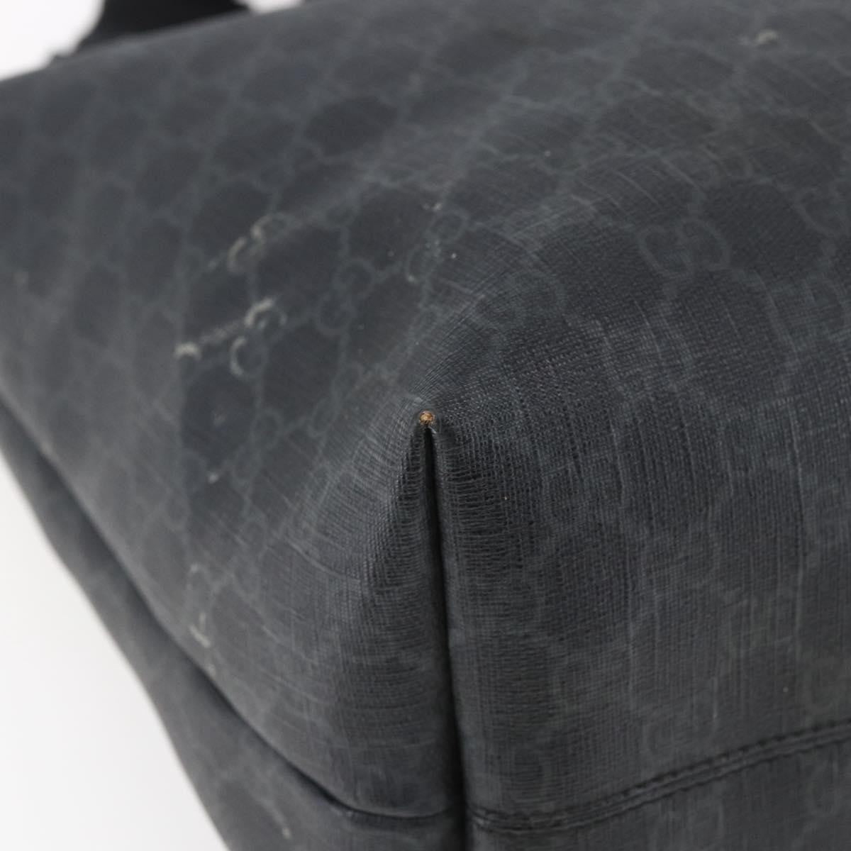 Gucci Convertible Zip Tote GG Canvas, BLACK, PVC, Tote bag