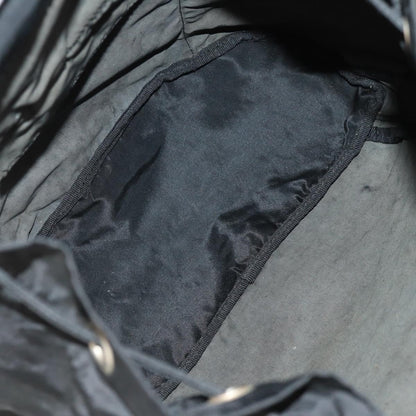 Prada Front Pocket Buckle Backpack Nylon, BLACK, NYLON, Backpack