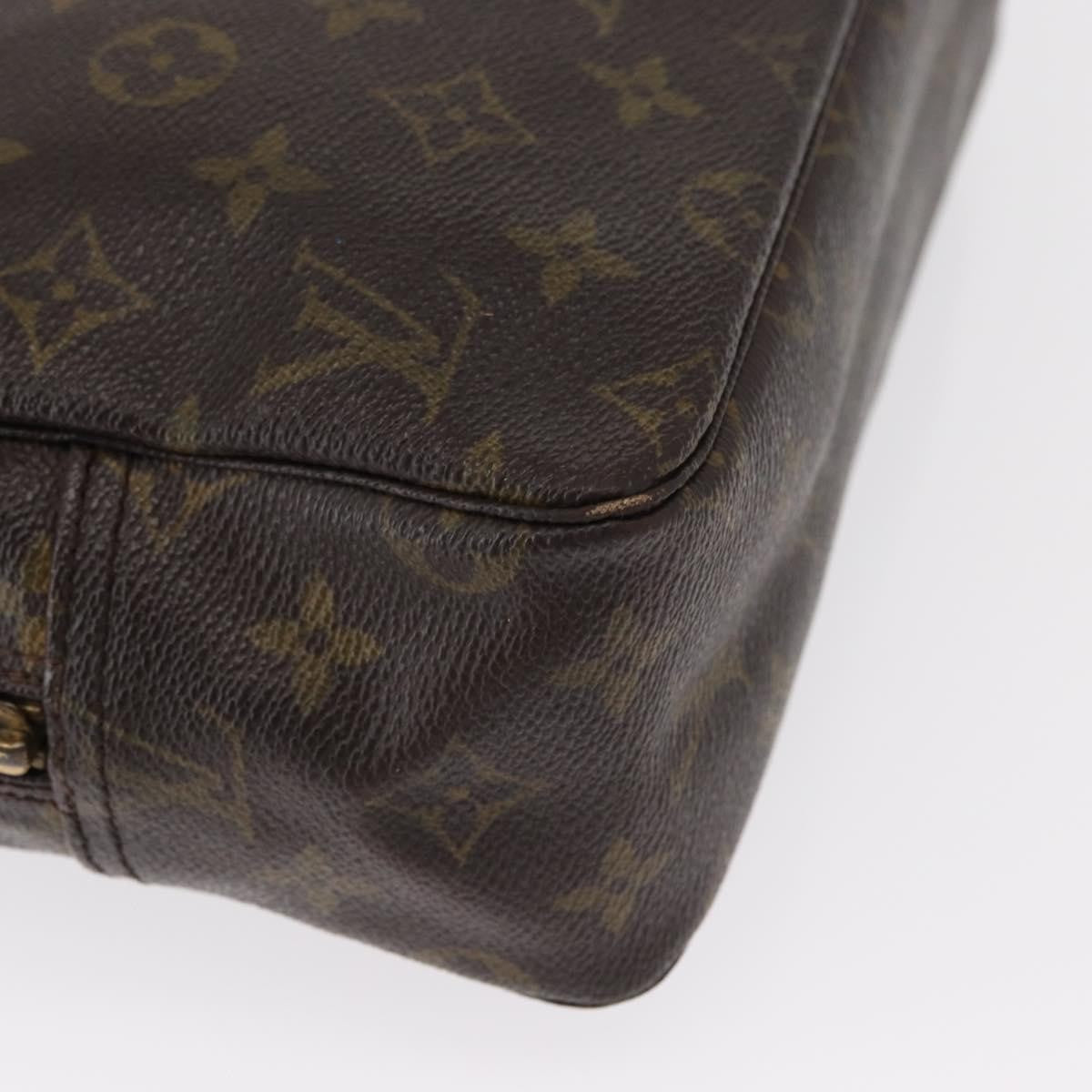 Louis Vuitton Trousse Toilette Monogram Canvas, BROWN, CANVAS, Clutche & pouche
