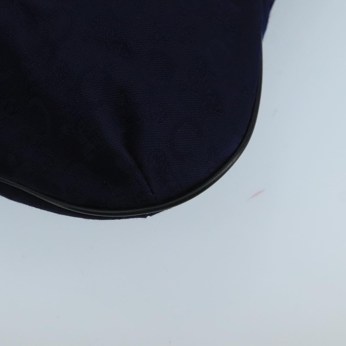 Celine C Macadam Handbag Canvas, NAVY, CANVAS, Handbag