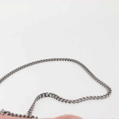 Stella McCartney Falabella Fold Over Crossbody Bag Suede, PINK, SUEDE, Crossbody bag