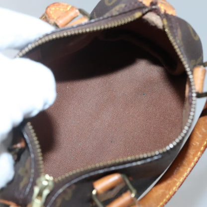 Louis Vuitton Speedy Mini HL Handbag Monogram Canvas, BROWN, CANVAS, Handbag