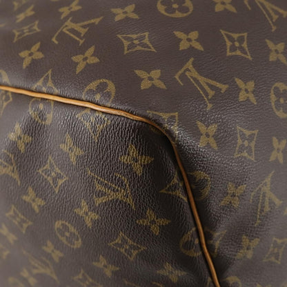 Louis Vuitton Keepall Bag Monogram Canvas, BROWN, CANVAS, Travel bag