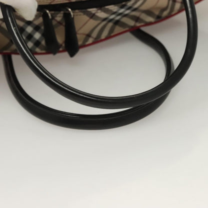 Burberry Nova Check Tote Nylon, RED, NYLON, Tote bag