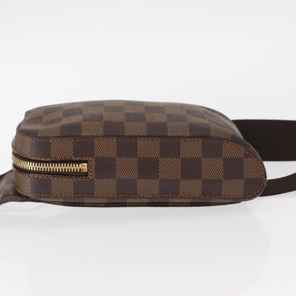 Louis Vuitton Geronimos Waist Bag Damier, BROWN, CANVAS, Shoulder bag