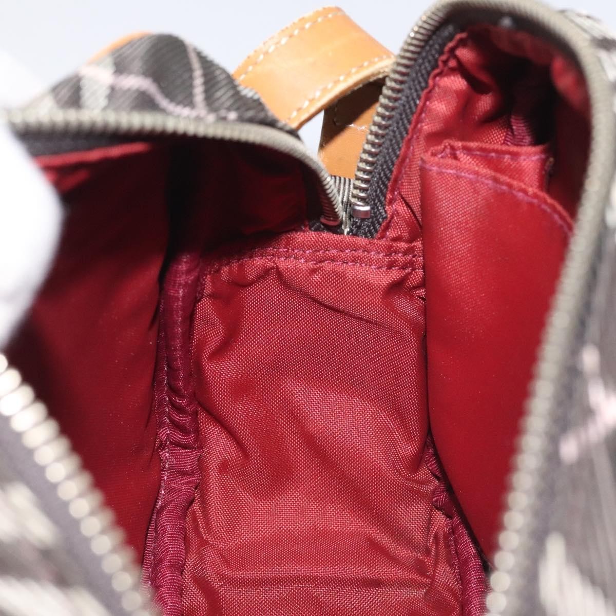 Burberry Nova Check Blue Label Nylon, BROWN, NYLON, Travel bag