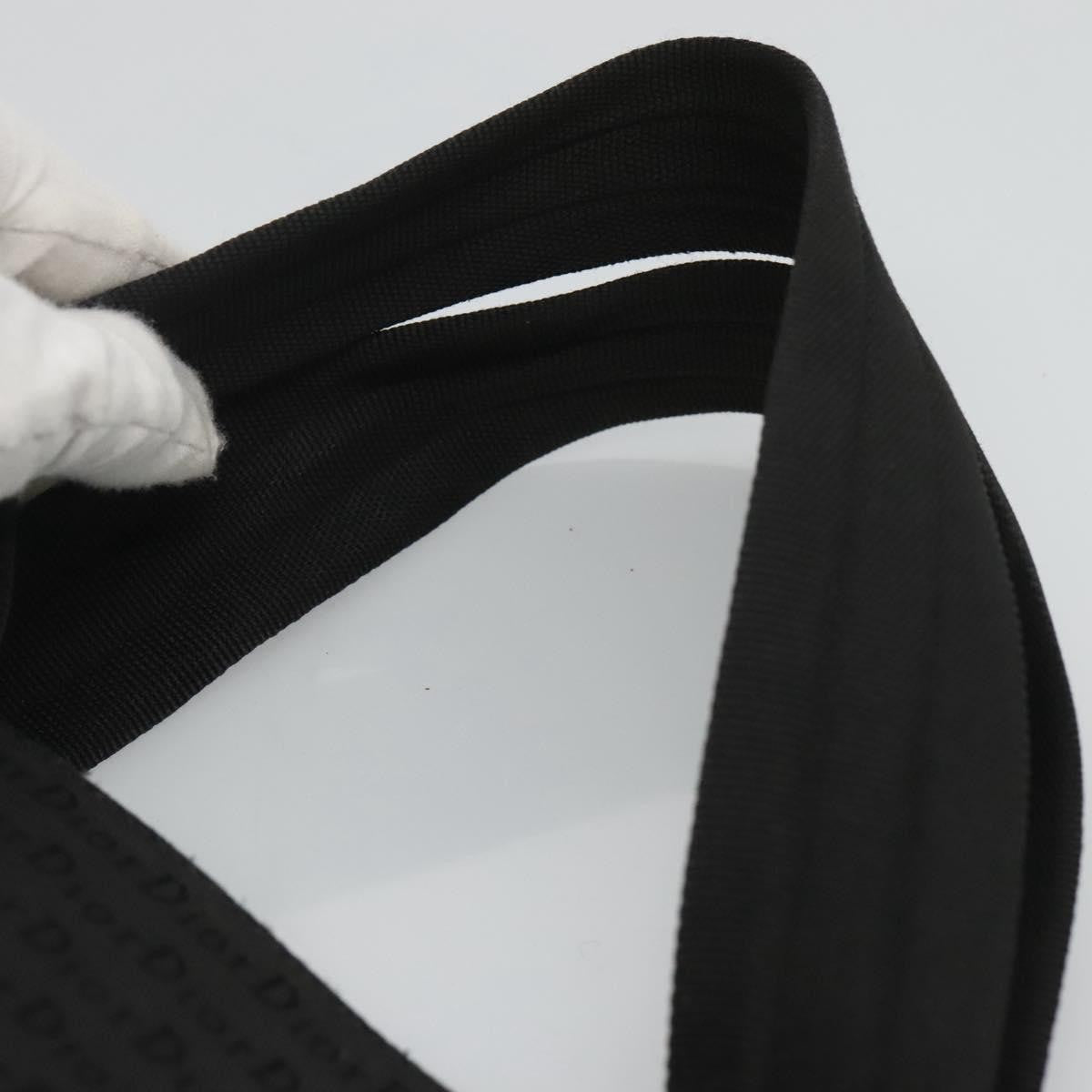 Christian Dior Vintage Tote Canvas, BLACK, CANVAS, Tote bag