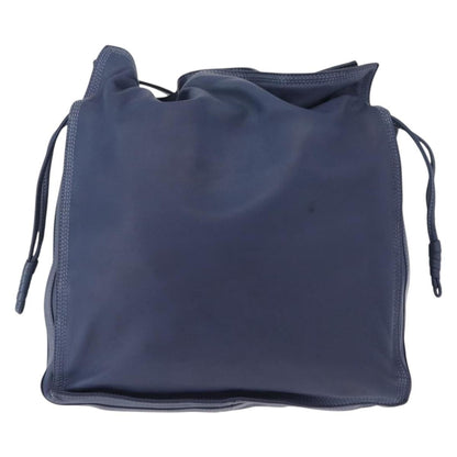Loewe Flamenco Bag Leather, BLUE, LEATHER, Shoulder bag