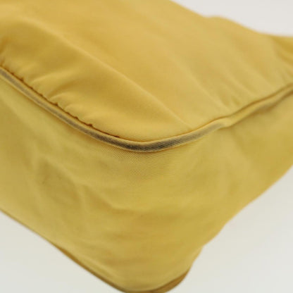 Prada Hobo Tessuto, YELLOW, NYLON, Clutche & pouche