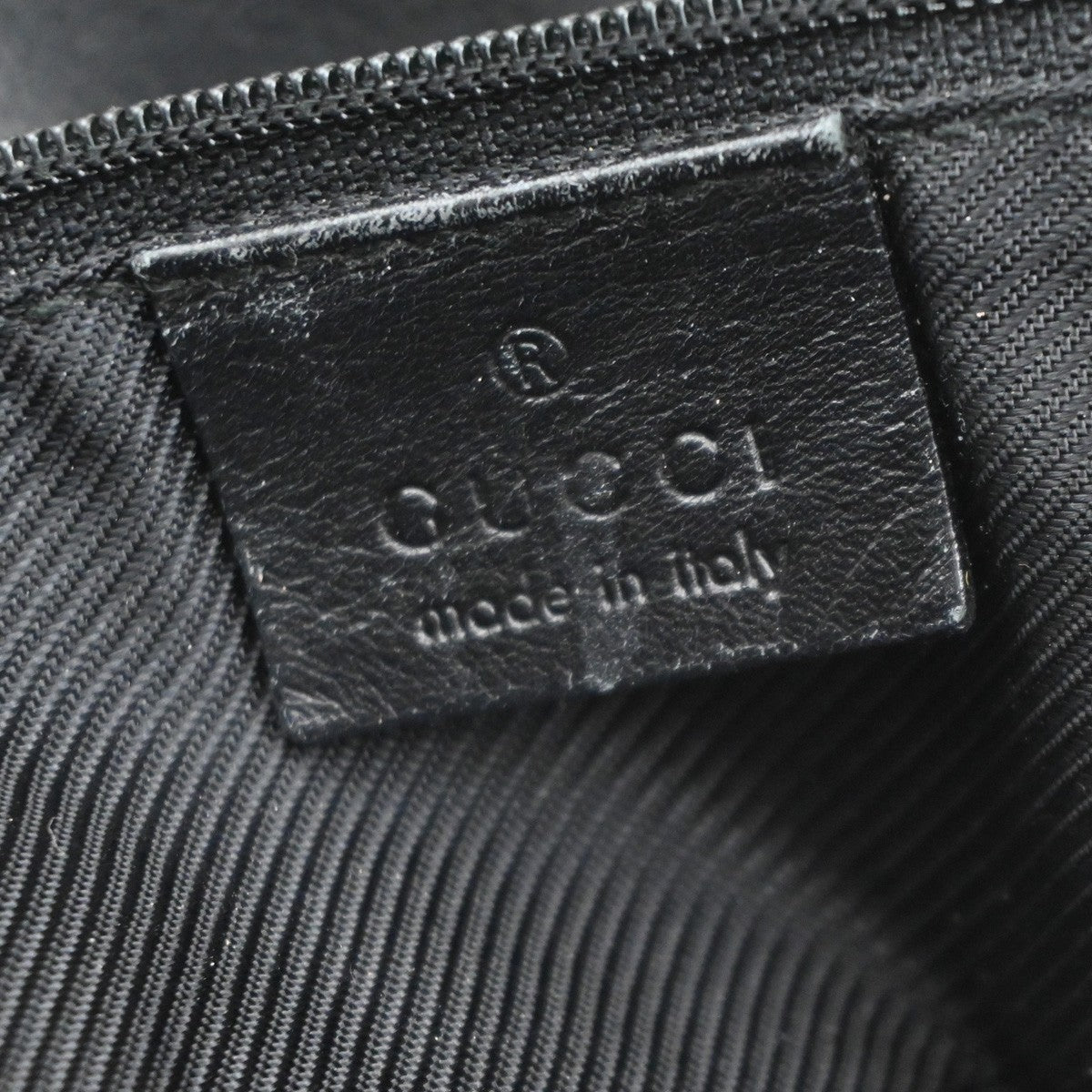 Gucci Vintage Bucket Shopping Tote GG Canvas, BLACK, CANVAS, Tote bag