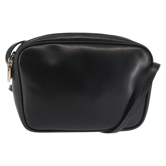 Salvatore Ferragamo Vala Shoulder Bag Leather, BLACK, LEATHER, Shoulder bag