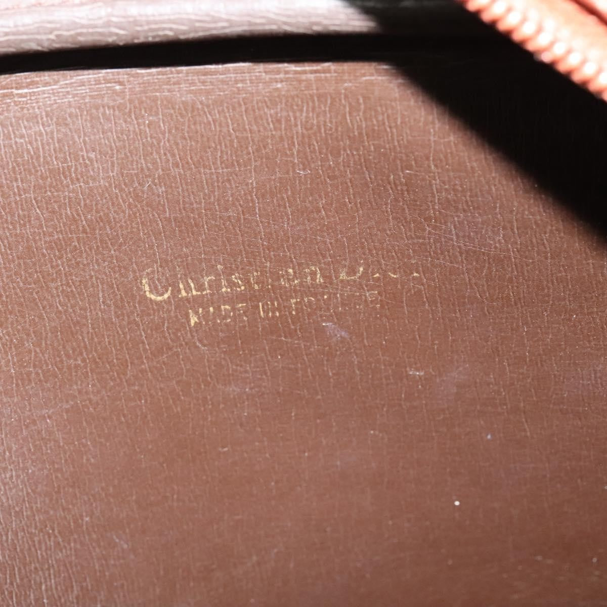 Christian Dior CD Shoulder bag Leather, BROWN, LEATHER, Shoulder bag