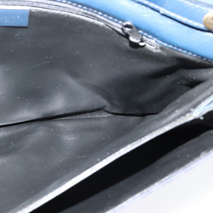 Burberry Flap Shoulder Bag Canvas, NAVY, CANVAS, Shoulder bag