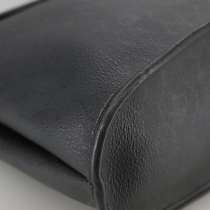 Christian Dior Vintage Honeycomb Flap Crossbody Bag Coated Canvas, BLACK, CANVAS, Crossbody bag