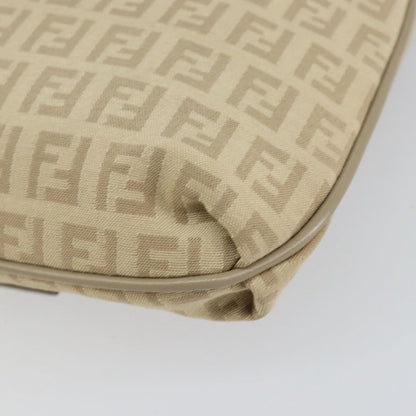 Fendi Vintage Flap Crossbody Bag Zucchino Canvas, BEIGE, CANVAS, Shoulder bag