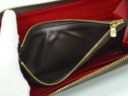 Louis Vuitton Clemence Wallet Damier, BROWN, CANVAS, Wallets