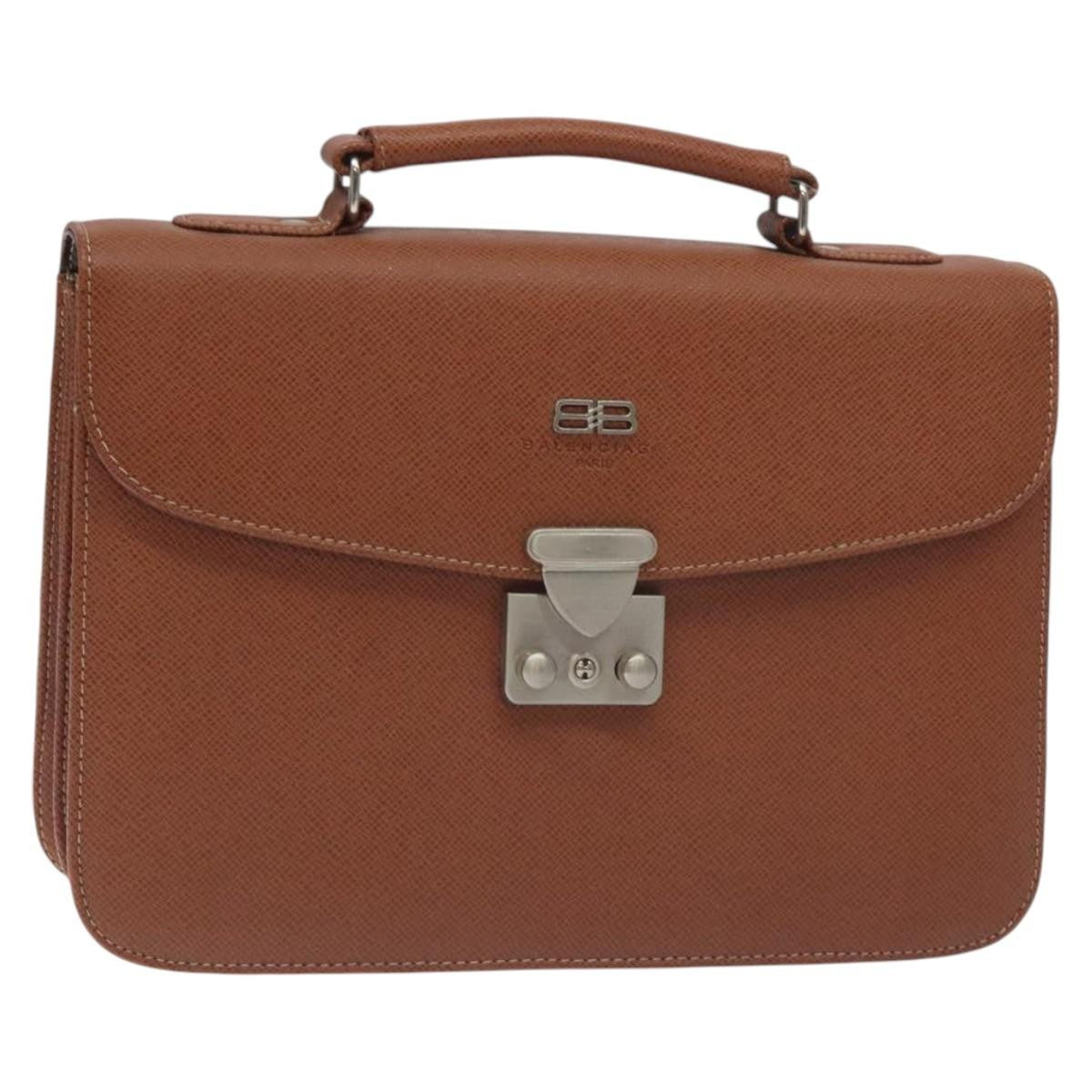 Balenciaga Vintage handbag Leather, BROWN, LEATHER, Handbag