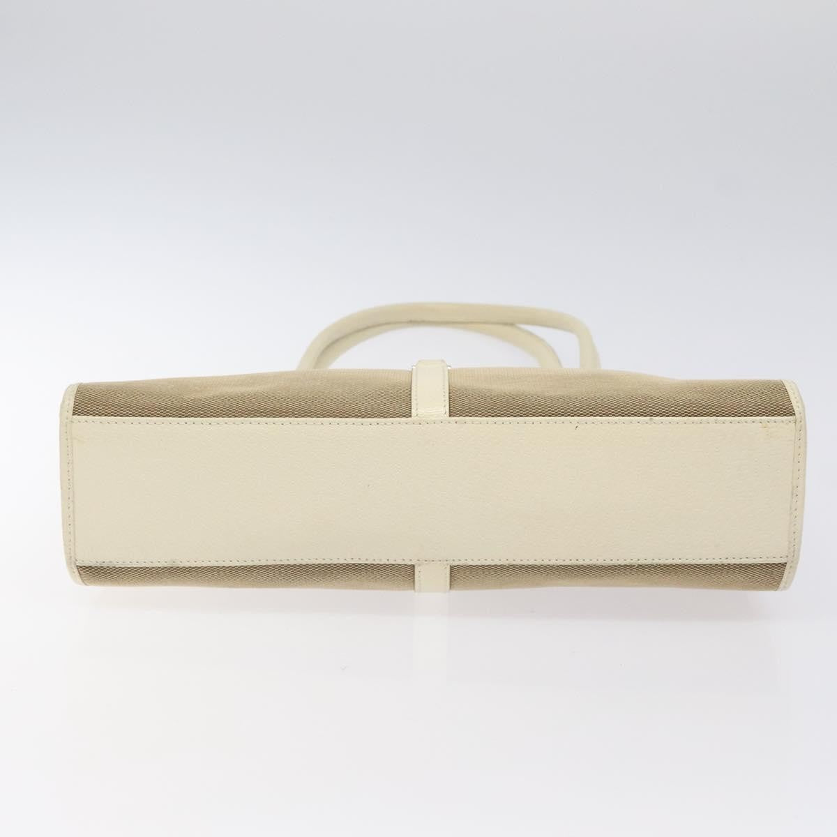 Gucci Vintage Jackie Handbag Canvas, BEIGE, CANVAS, Handbag