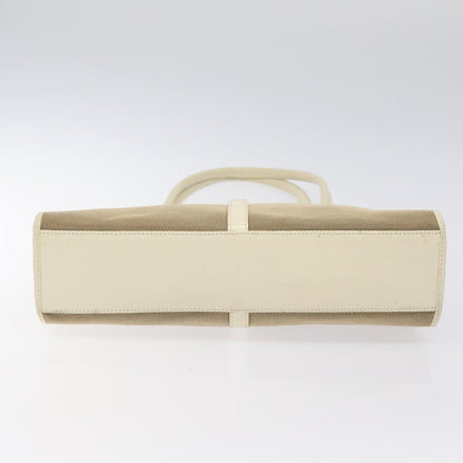 Gucci Vintage Jackie Handbag Canvas, BEIGE, CANVAS, Handbag