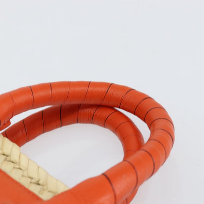 Chloe Marcie Basket Bag Raffia and Leather, BEIGE, WICKER, Handbag