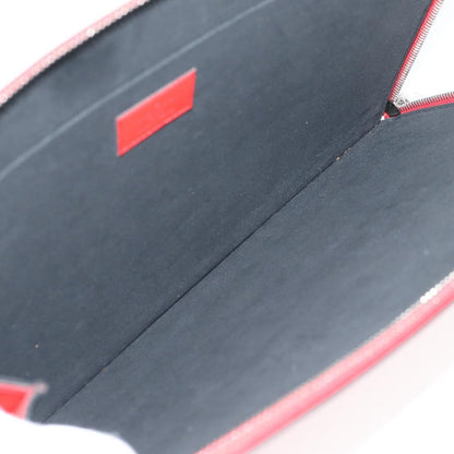 Louis Vuitton Pochette Jour Limited Edition Supreme Epi Leather, RED, LEATHER, Clutche & pouche