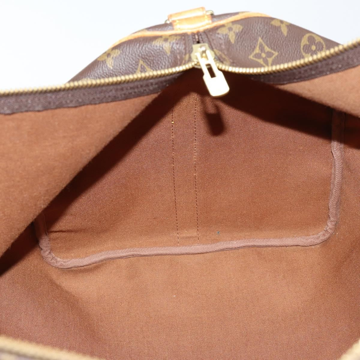Louis Vuitton Keepall Bandouliere Bag Monogram Canvas, BROWN, CANVAS, Travel bag