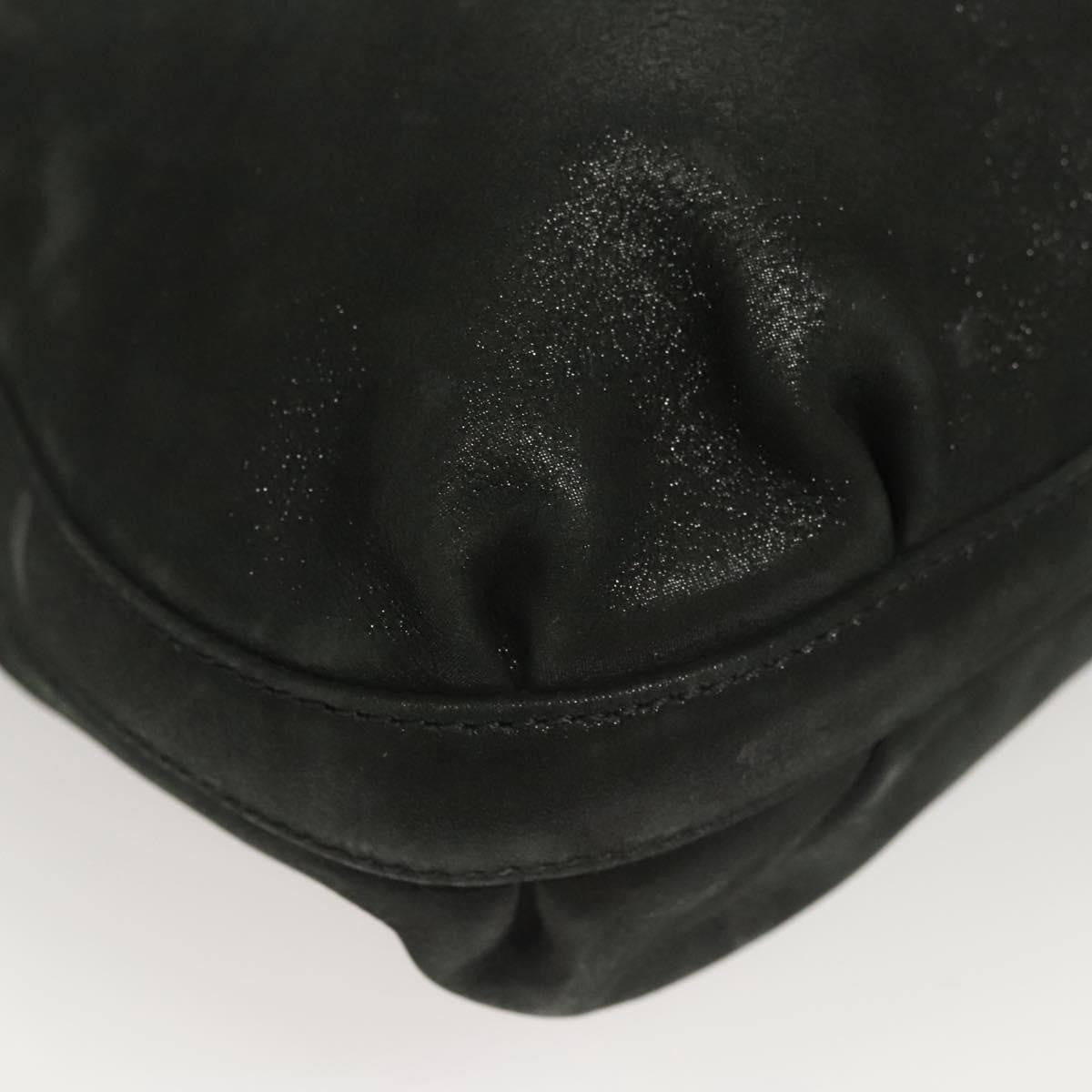 Fendi Vintage Convertible Tote Leather, BLACK, LEATHER, Tote bag