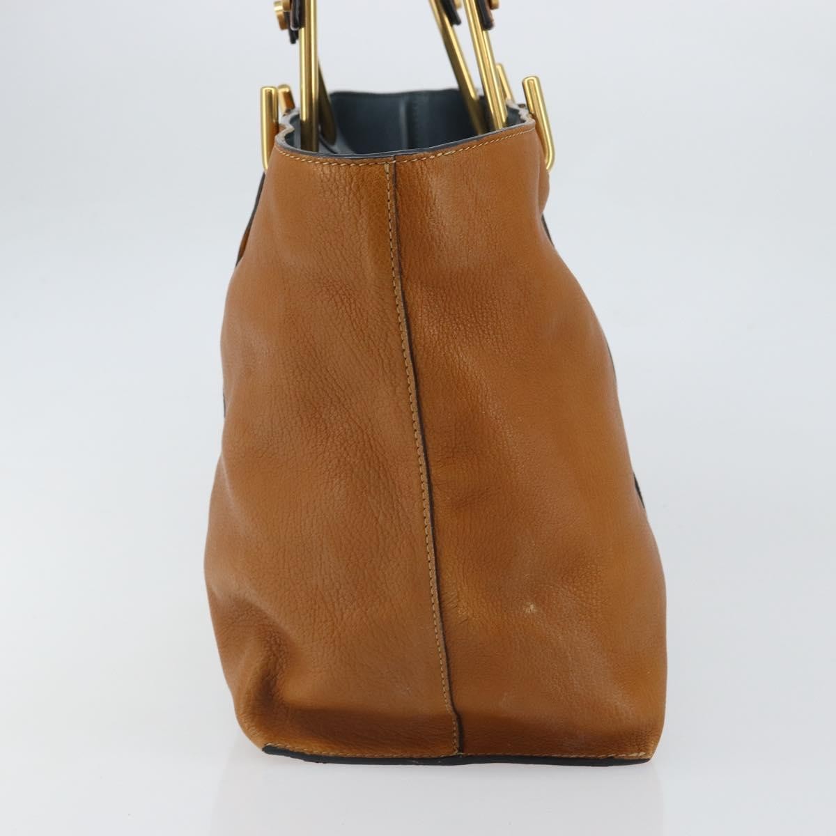 Chloe Keri Tote Leather, BROWN, LEATHER, Tote bag