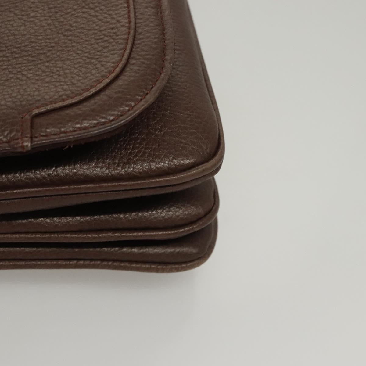 Bally Vintage Shoulder Bag Leather, BROWN, LEATHER, Shoulder bag