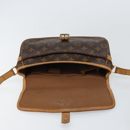 Louis Vuitton Sologne Handbag Monogram Canvas, BROWN, CANVAS, Shoulder bag