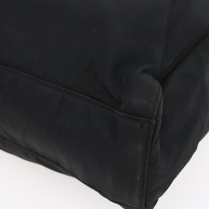 Prada Resin Handle Tote Tessuto, BLACK, NYLON, Tote bag