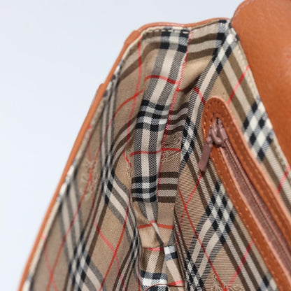 Burberry Vintage Shoulder Bag Leather, BROWN, LEATHER, Shoulder bag