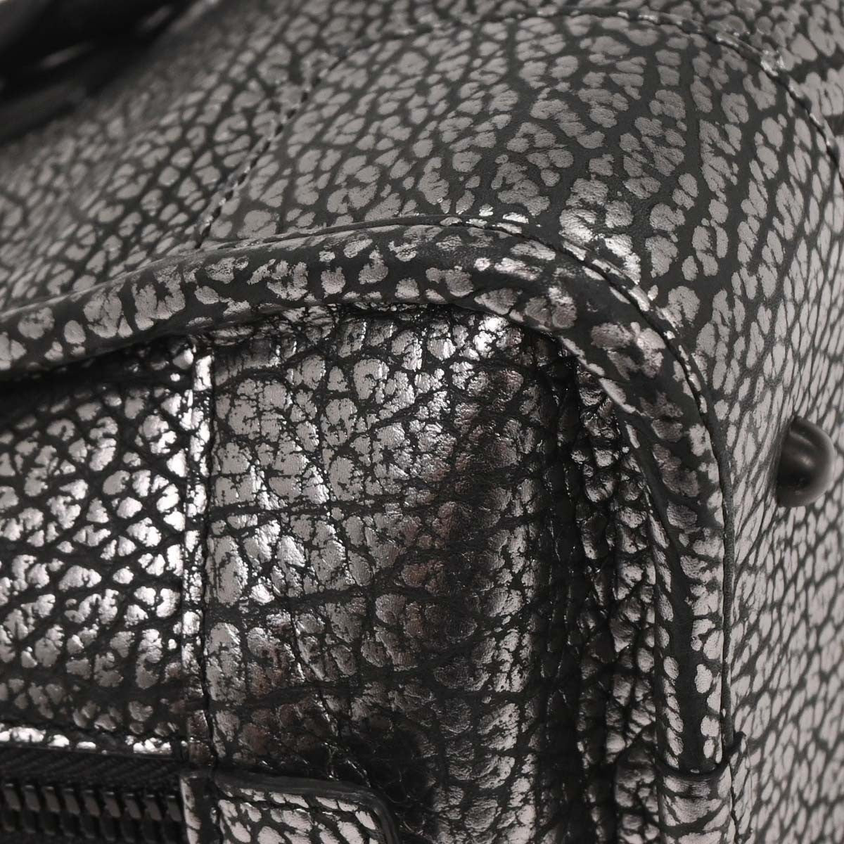 Loewe Amazona Bag Leather, SILVER, LEATHER, Handbag