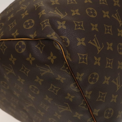 Louis Vuitton Keepall Bag Monogram Canvas, BROWN, CANVAS, Travel bag