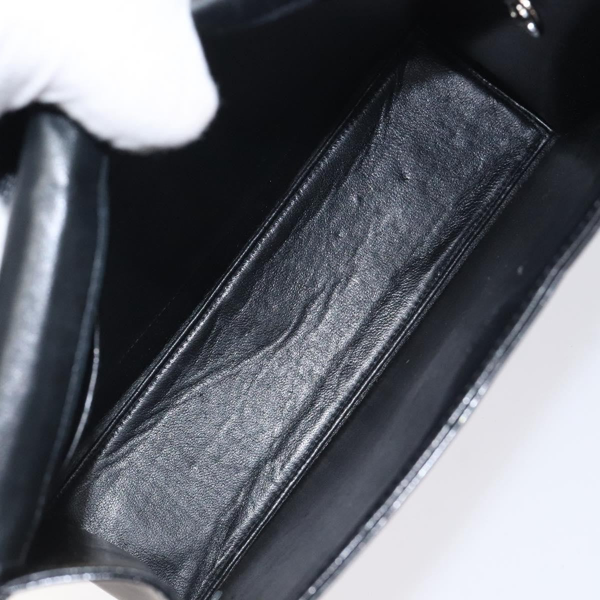 Chanel Vintage CC Box Flap Bag Patent Leather, BLACK, PATENT_LEATHER, Handbag