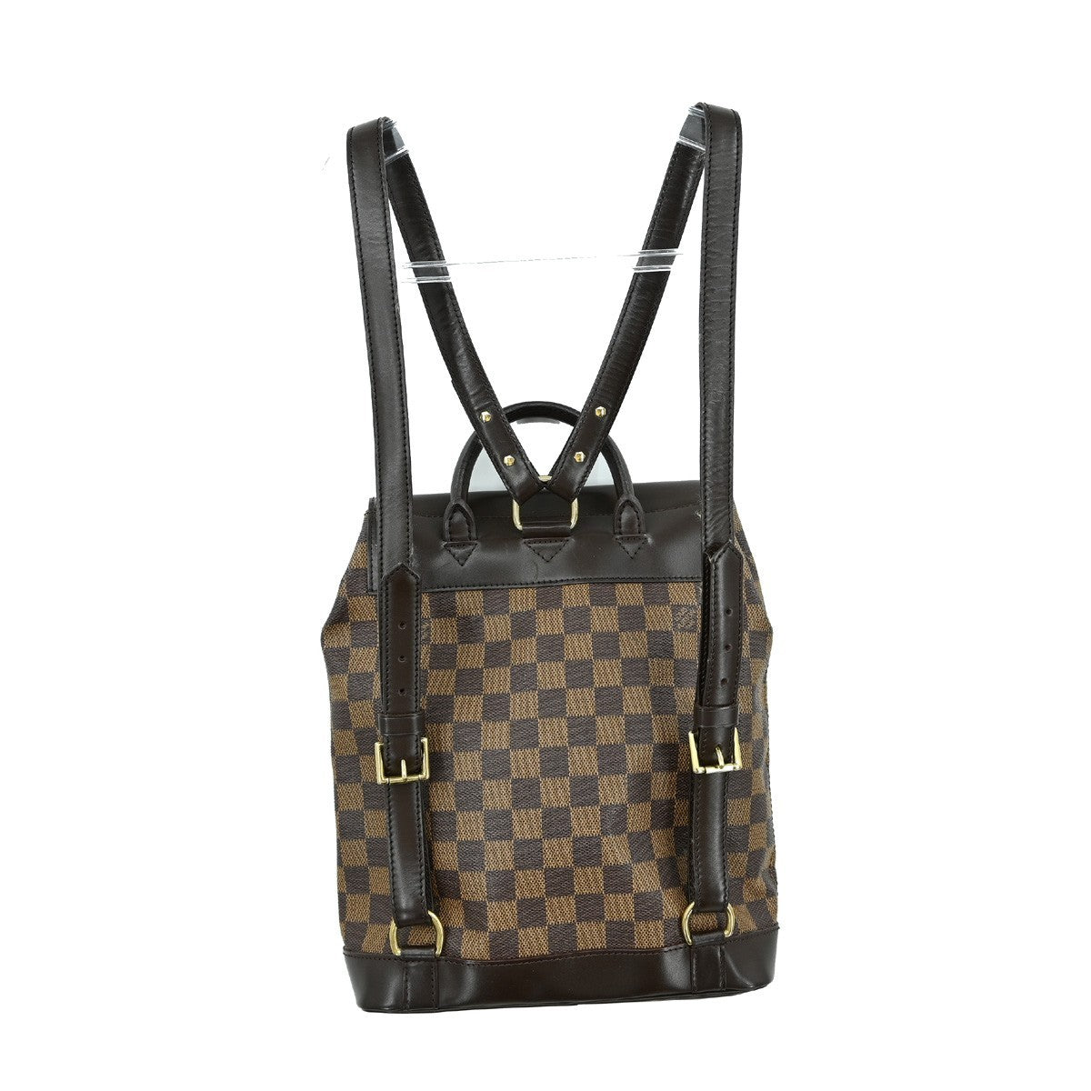 Louis Vuitton Soho Backpack Damier, BROWN, CANVAS, Backpack