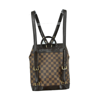 Louis Vuitton Soho Backpack Damier, BROWN, CANVAS, Backpack