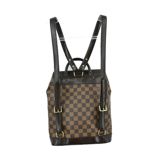 Louis Vuitton Soho Backpack Damier, BROWN, CANVAS, Backpack