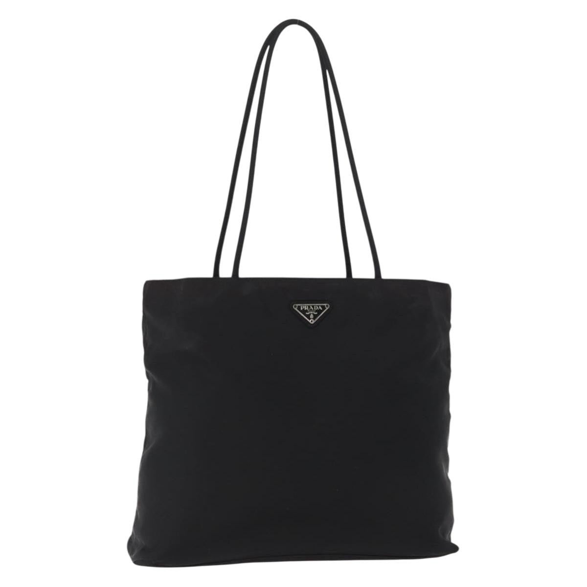 Prada Vintage Shoulder Bag Tessuto, BLACK, NYLON, Shoulder bag