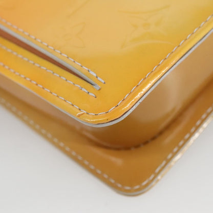 Louis Vuitton Pochette Mott Patent leather, YELLOW, PATENT_LEATHER, Clutche & pouche