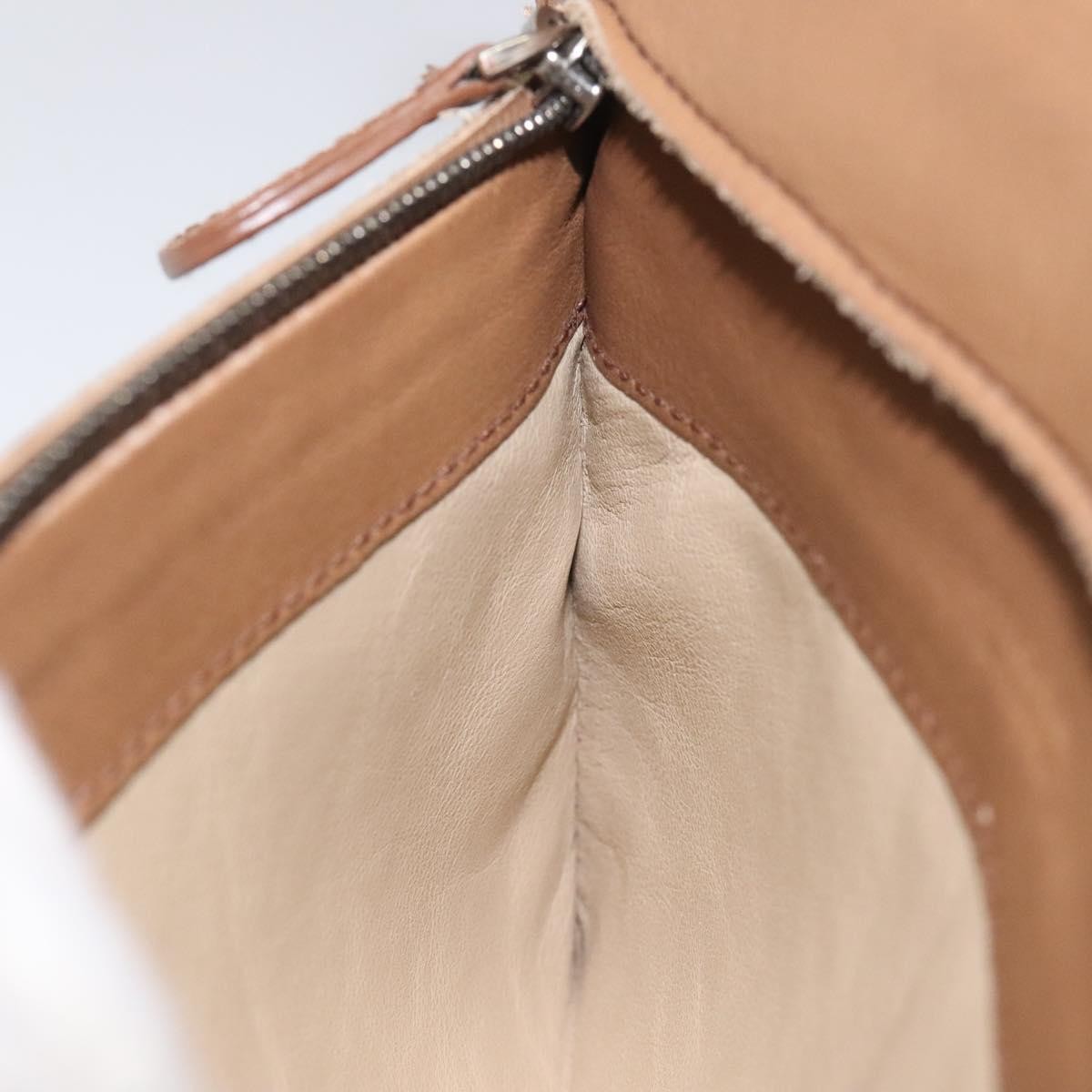 Bottega Veneta Vintage Front Pocket Waist Bag Leather, BROWN, LEATHER, Clutche & pouche