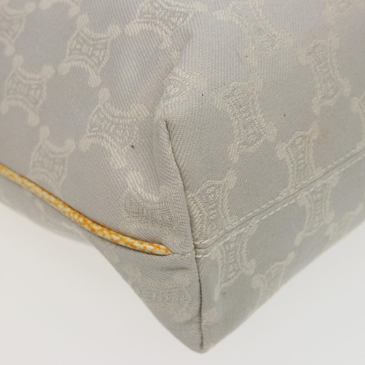 Celine Vintage Macadam Tote bag Canvas, YELLOW, CANVAS, Tote bag